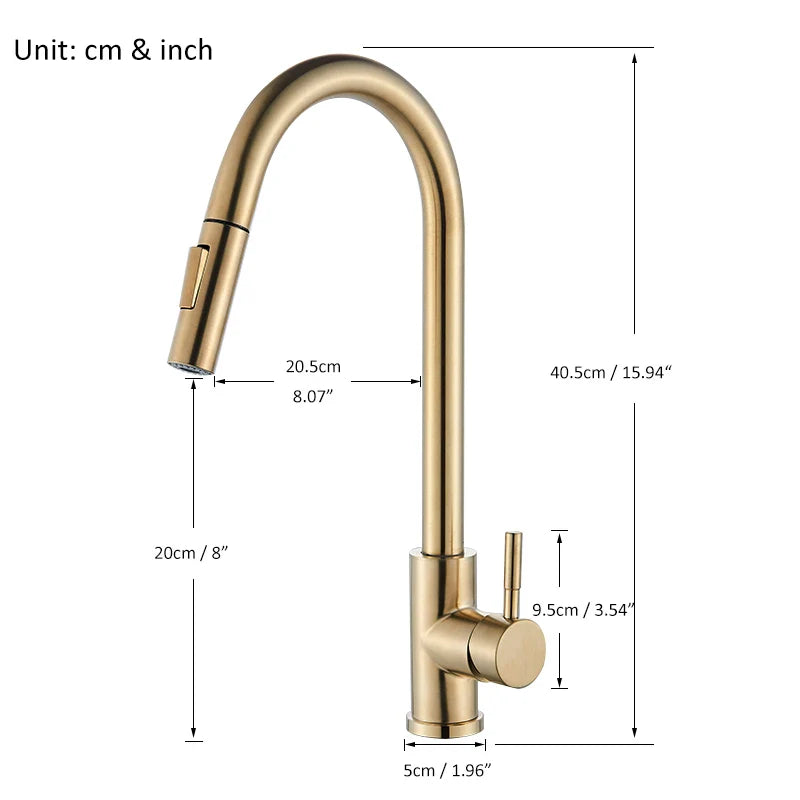 Torneira Monocomando Para Cozinha Com Rotação 360