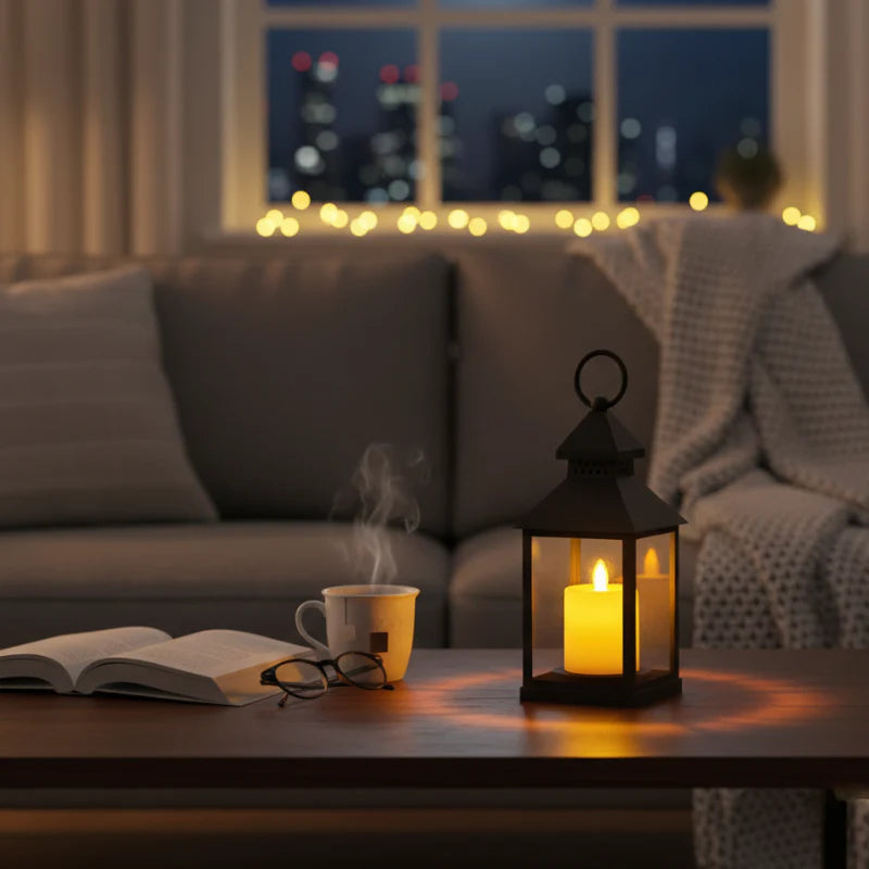 Luminária Decorativa Lampião LED