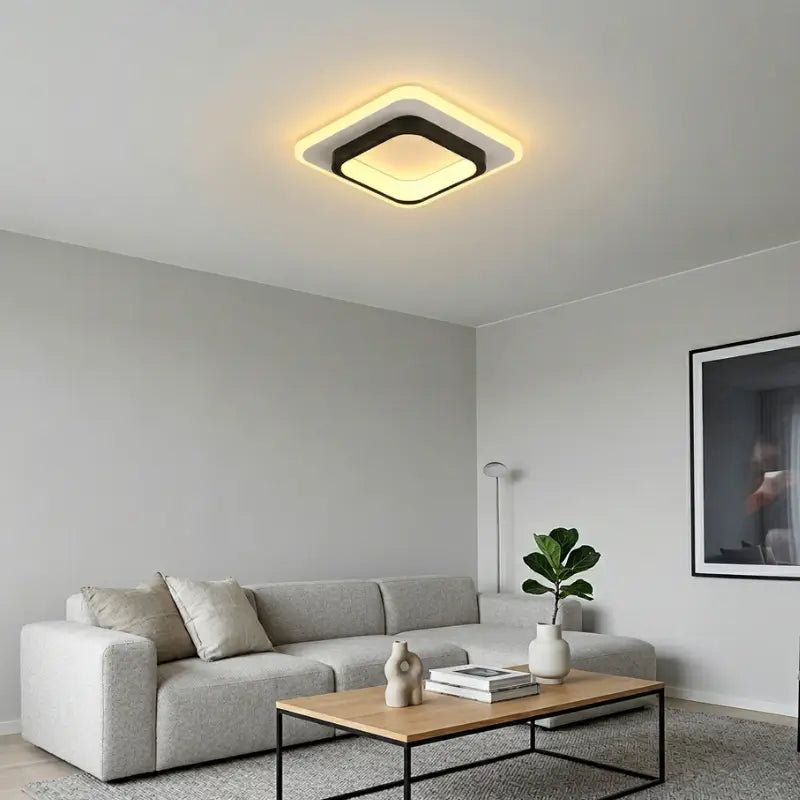 Luminária de Teto LED Moderna Plafon 3 Tons de Luz para Sala e Quarto
