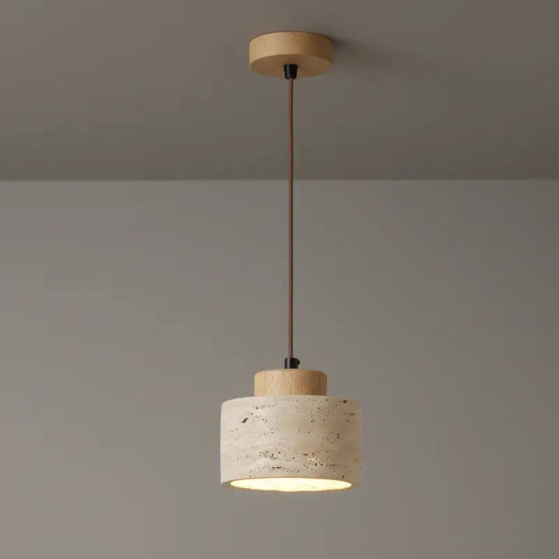 Luminária de Teto Pendente Wabi-Sabi Estilo Japonês