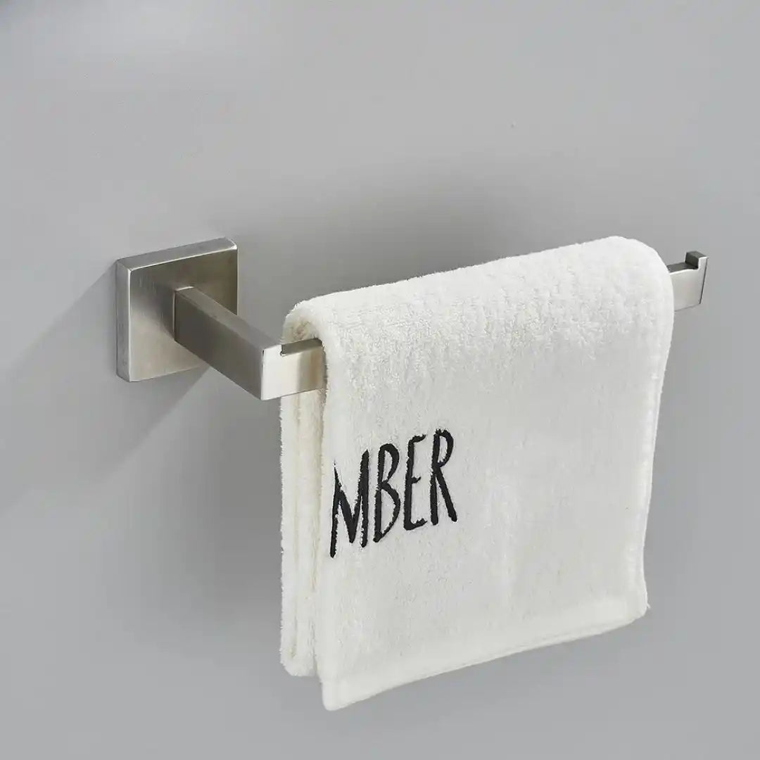 Porta Toalha Rosto Para Banheiro 26cm Quadrado Inox