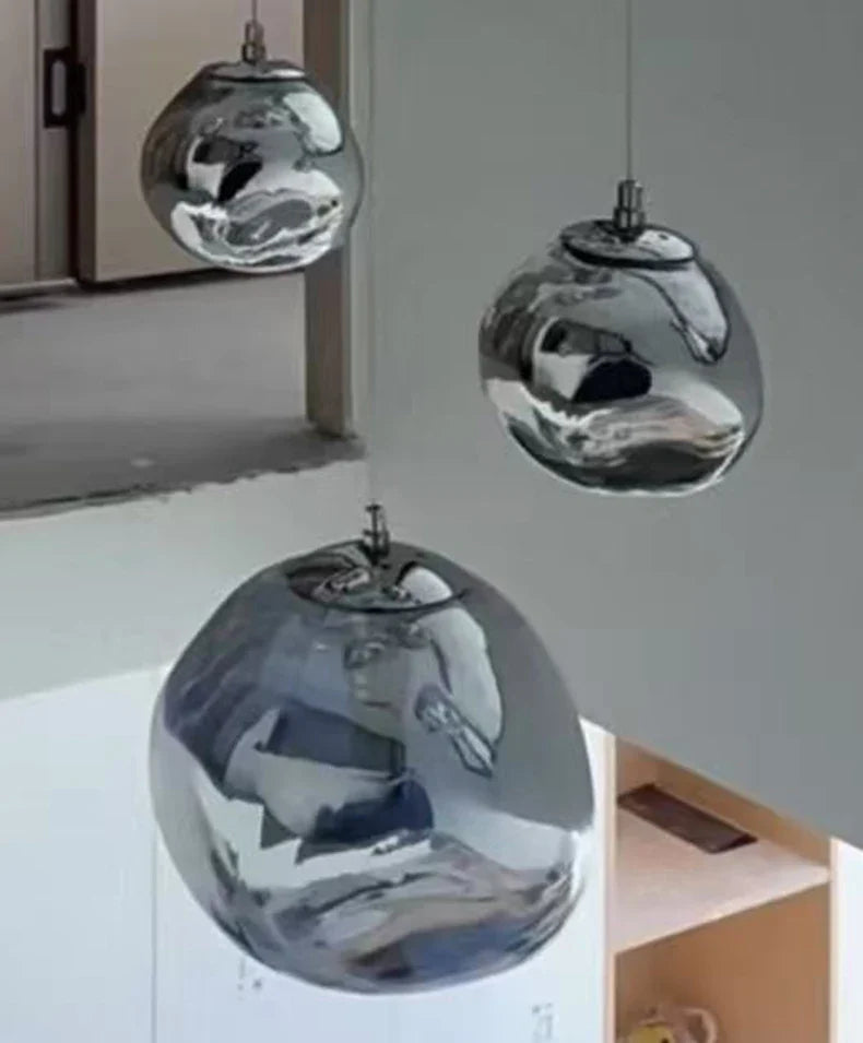 Lustre Pendente Moderno Luxuoso Lava Macaron Nórdico Conjunto Completo Cabo Ajustável 250cm
