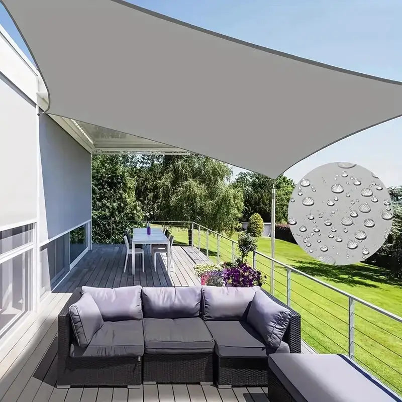 Toldo Impermeável de Sombra Exterior Com Proteção UV 3x4m