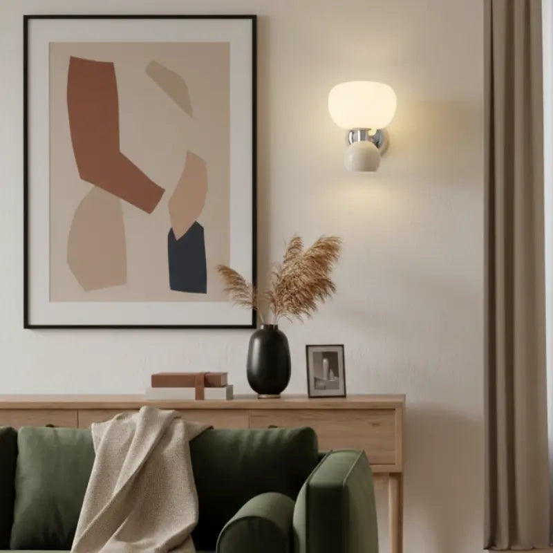 Arandela Dupla Interna e Decorativa Estilo Abóbora