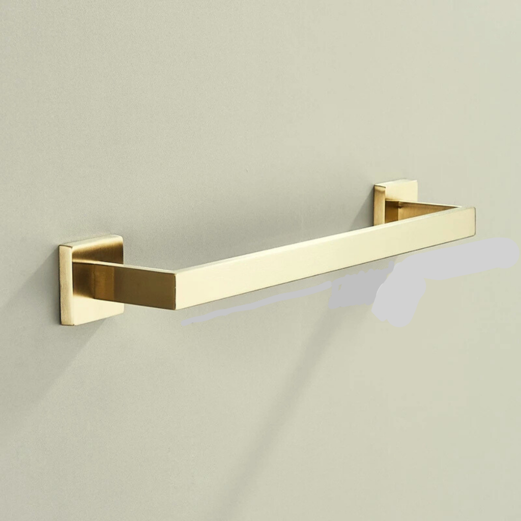 Porta Toalha De Banheiro Inox Quadrado Suporte Toalheiro 40/60cm