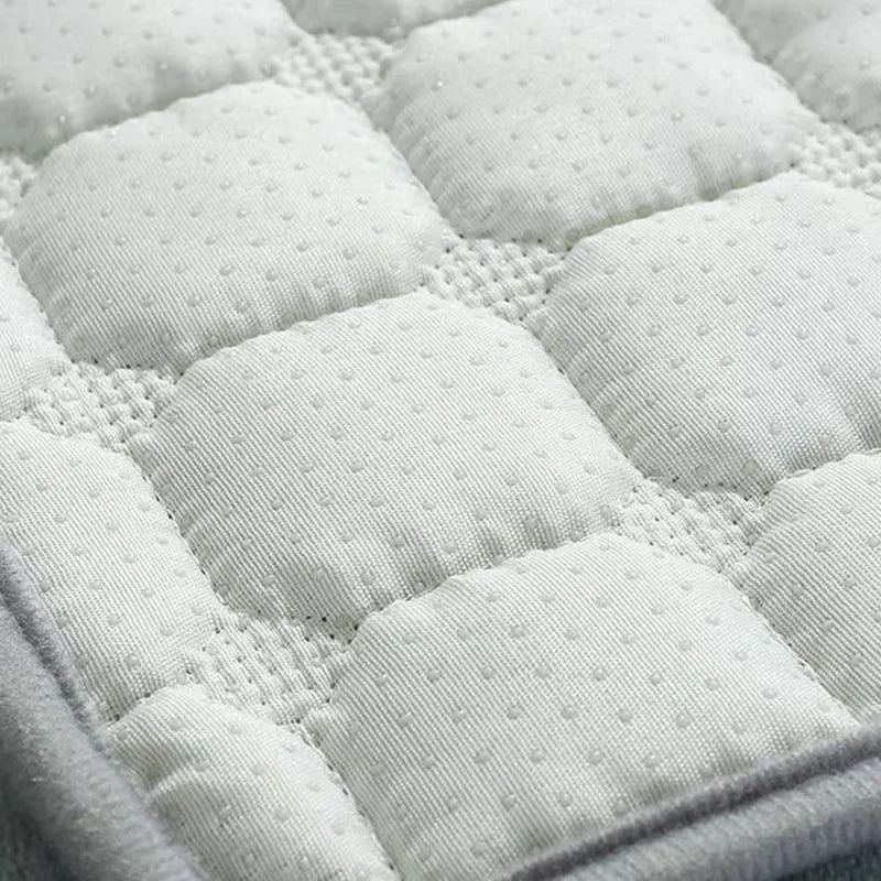 Capa de Sofá Veludo Xadrez Pelúcia Antiderrapante Espessada Branco Lavielle