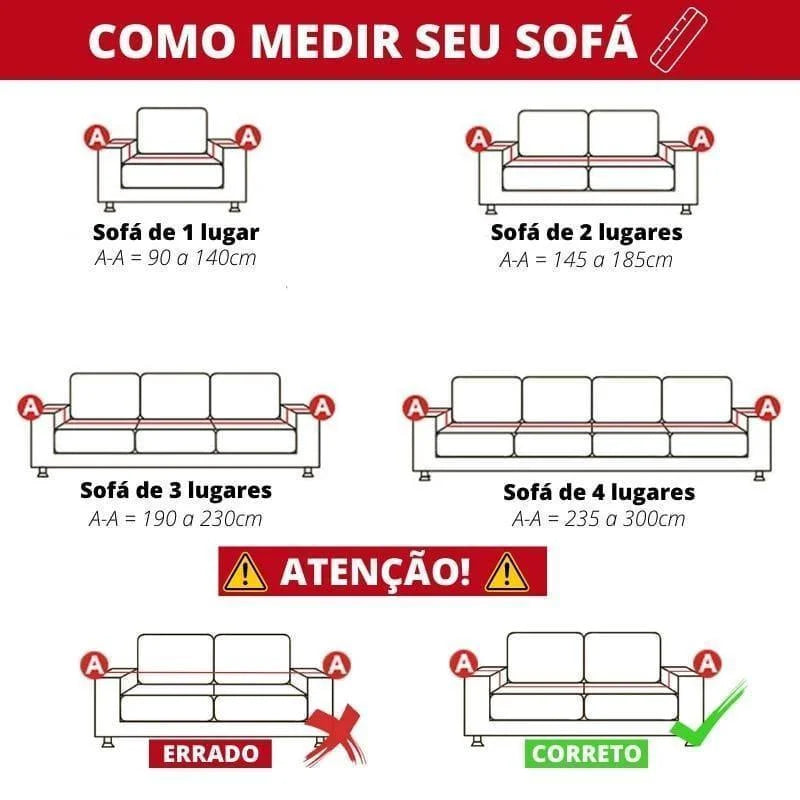 Capa de Sofá Veludo Xadrez Pelúcia Antiderrapante Espessada Cinza Lavielle