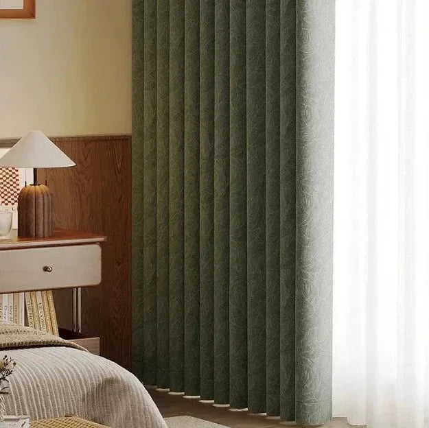 Cortina Chenille com Isolamento Térmico e Proteção Solar Lavielle