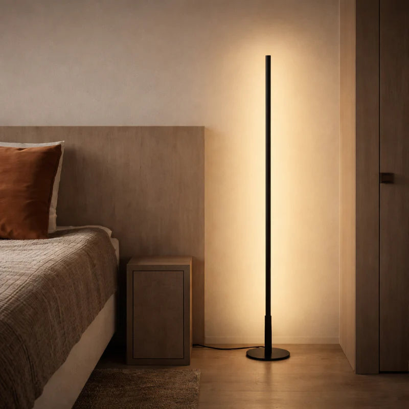 Luminária de Chão Barra Led Minimalista