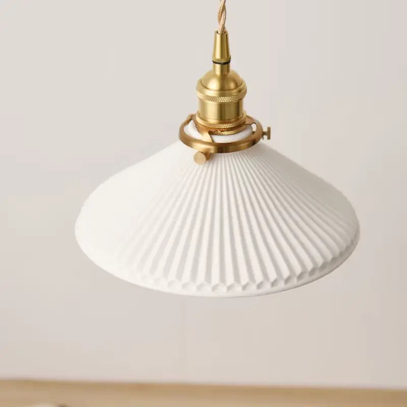 Luminária de Teto Retrô em Cerâmica Premium