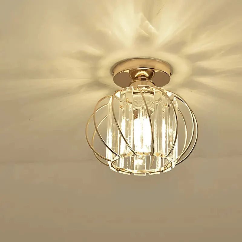 Luminária de Teto Decorativa Cúpula em Vidro