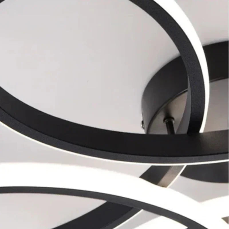 Lustre de Teto em Alumínio com Design Floral para Sala e Quarto Lavielle