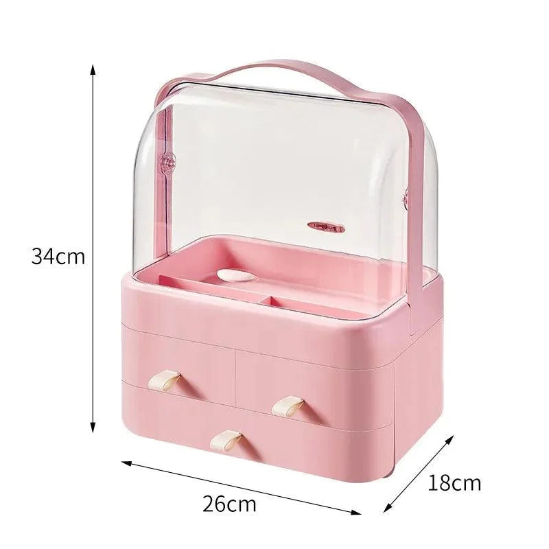 Organizador de Maquiagem e Joias Impermeável Multicolor para Mesa Lavielle