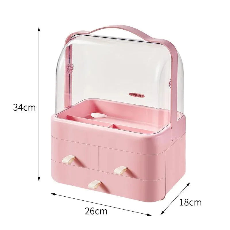 Organizador de Maquiagem e Joias Impermeável Multicolor para Mesa Lavielle