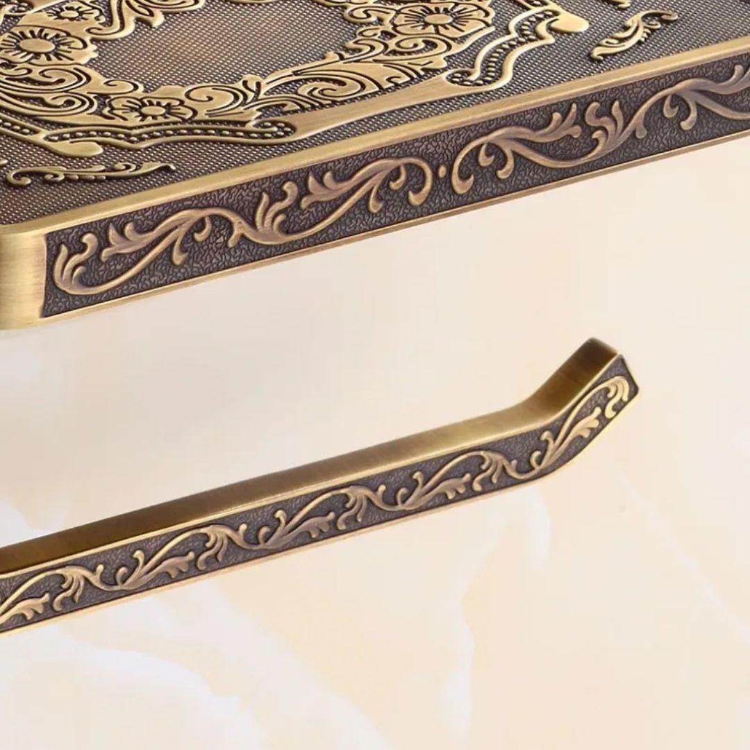 Suporte De Papel Higiênico De Parede Gold