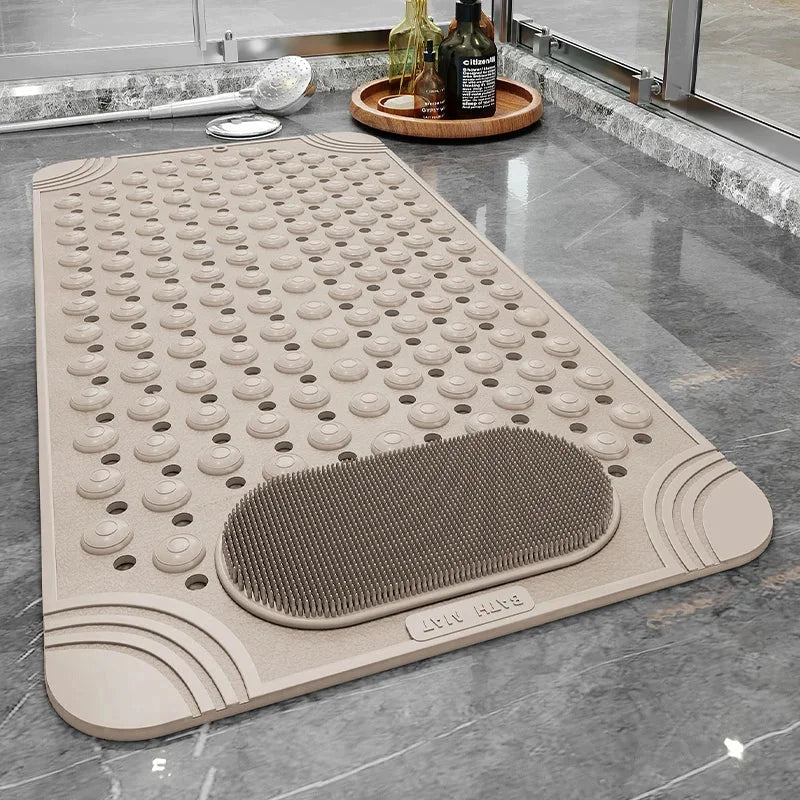 Tapete Antiderrapante com Massagem e Textura Soft para Banheiro Lavielle