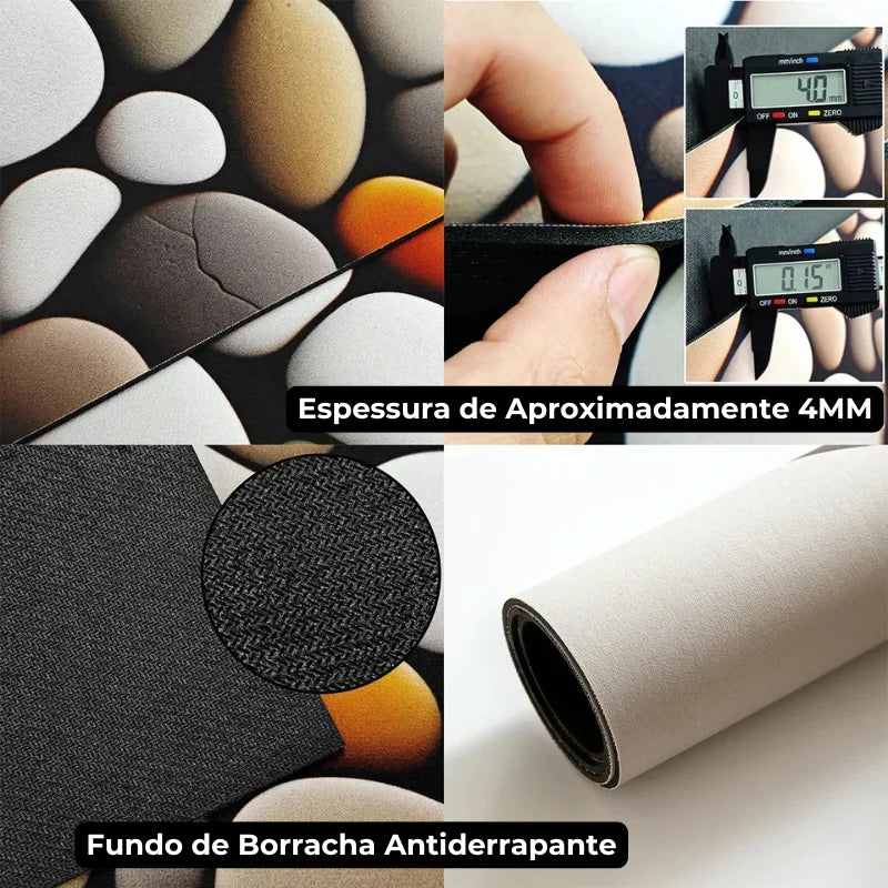 Tapete de Banheiro Minimalista Antiderrapante com Secagem Rápida Lavielle