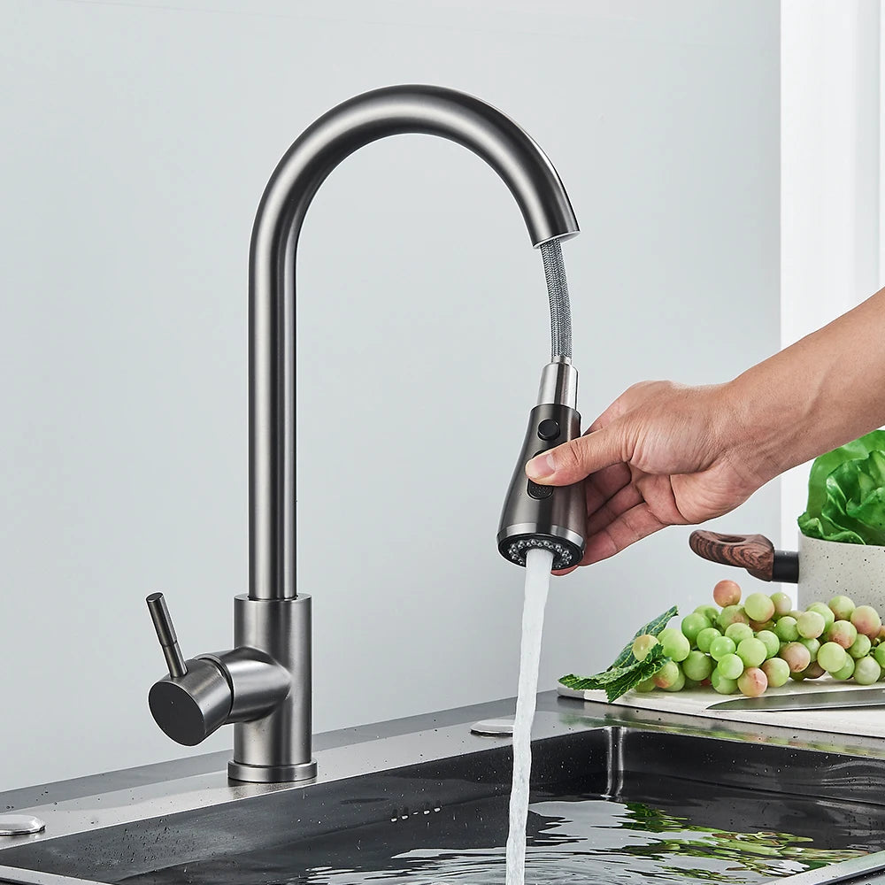 Torneira Para Cozinha Com Jato Extensível