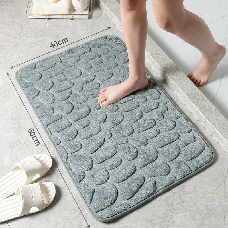 Tapete Para Banheiro Antiderrapante Absorvente e Macio 60x40cm