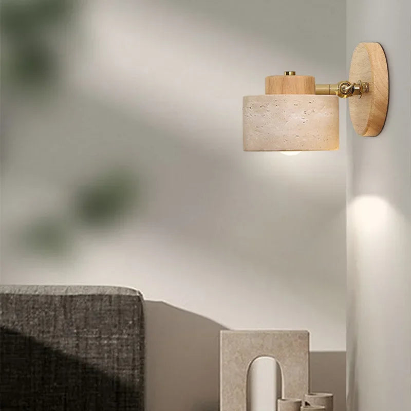 Arandela de Parede Wabi-Sabi Estilo Japonês