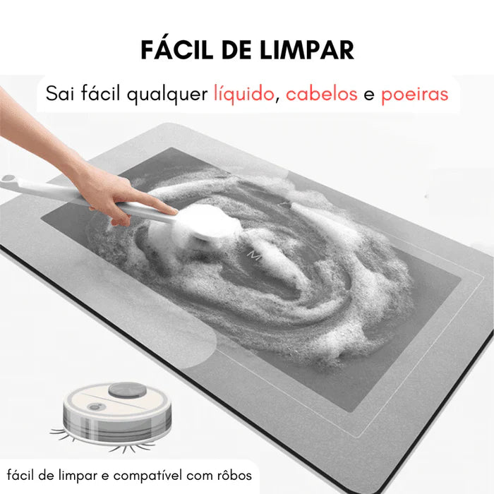 Tapete Para Cozinha Antiderrapante Absorvente