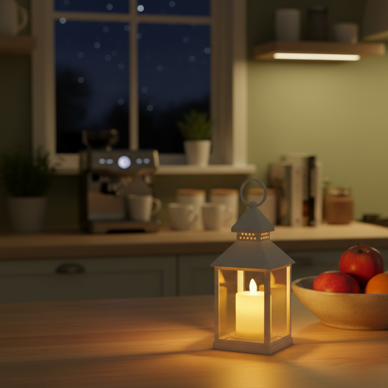 Luminária Decorativa Lampião LED