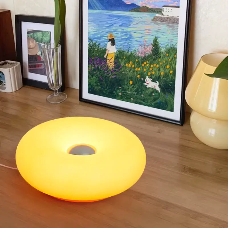 Luminária Decorativa de Mesa Donut LED USB
