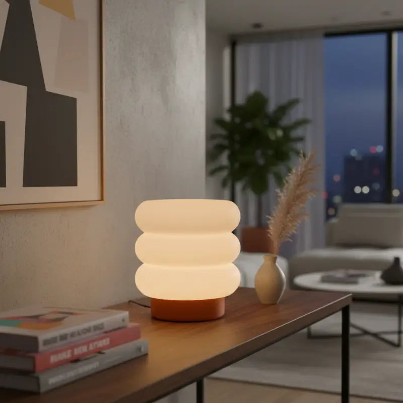 Luminária de Mesa Decorativa Nuvem com Lâmpada LED