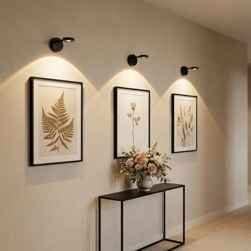 Luminária de Parede LED com Sensor de Movimento Sem Fio