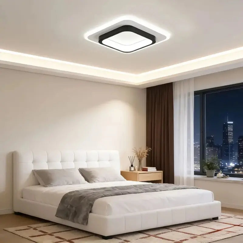 Luminária de Teto LED Moderna Plafon 3 Tons de Luz para Sala e Quarto