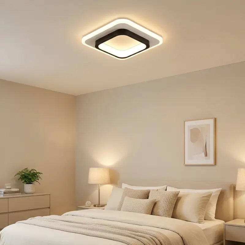 Luminária de Teto LED Moderna Plafon 3 Tons de Luz para Sala e Quarto