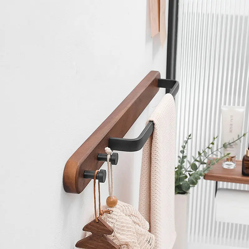 Porta Toalha Para Banheiro Estilo Rústico