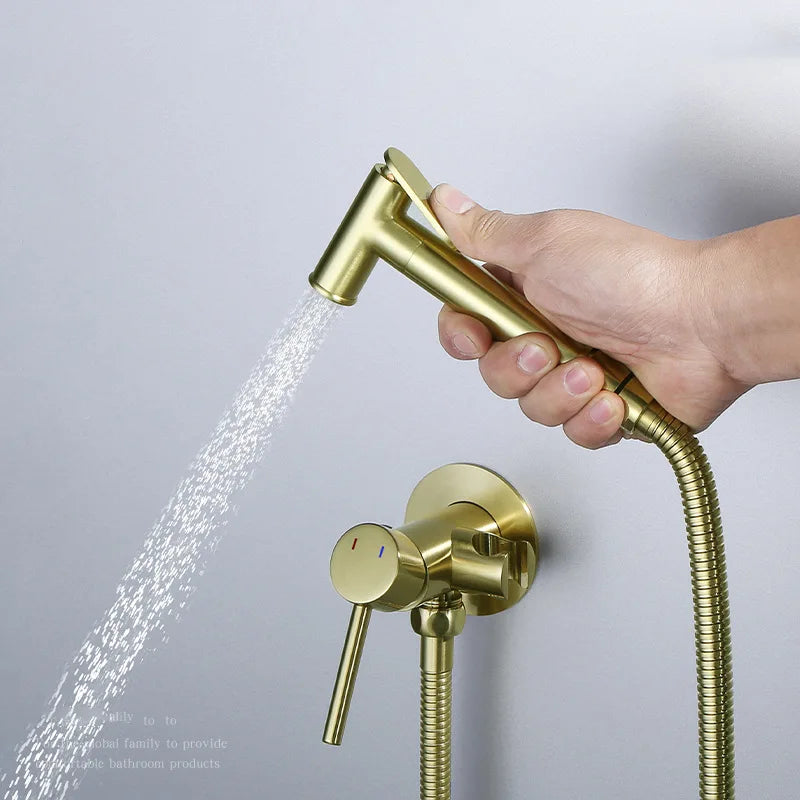 Ducha Higiênica Para Banheiro Monocomando Misturador Água Quente e Fria Shower Confort Plus