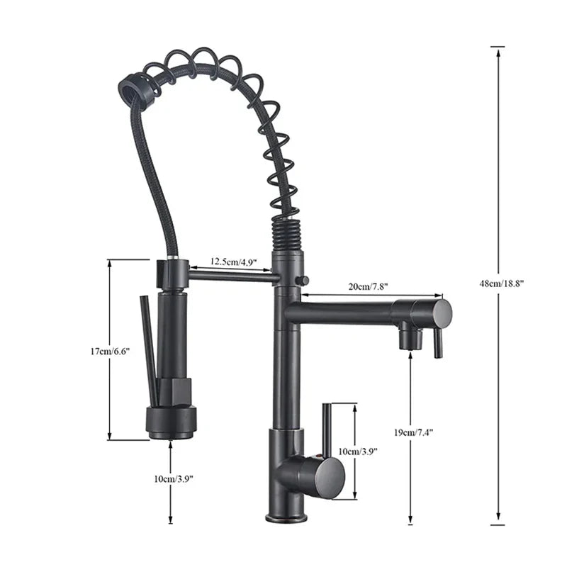 Torneira Para Cozinha Gourmet Monocomando Com LED Safira