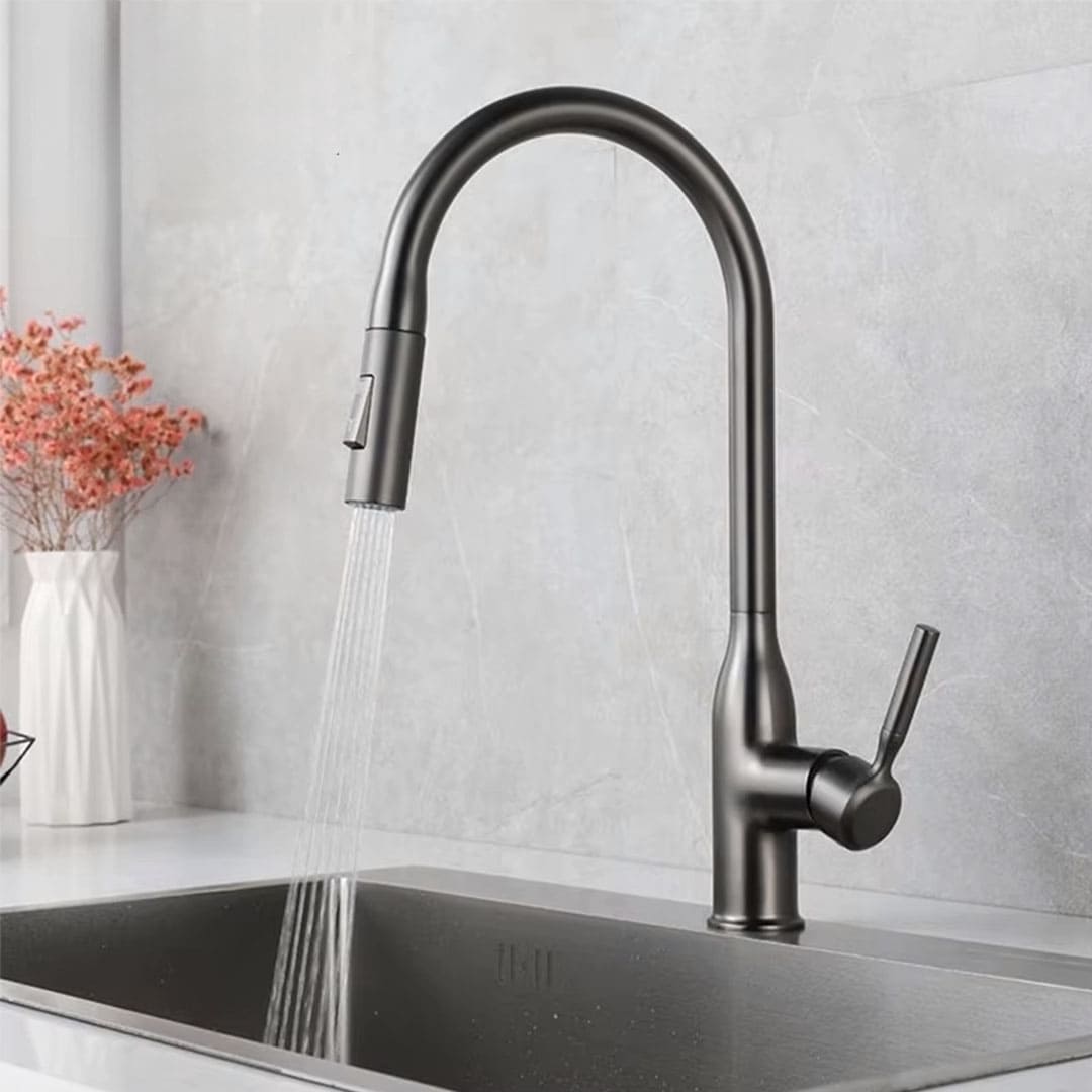 Torneira Gourmet Monocomando Para Cozinha Modelo Com Jato Extensível