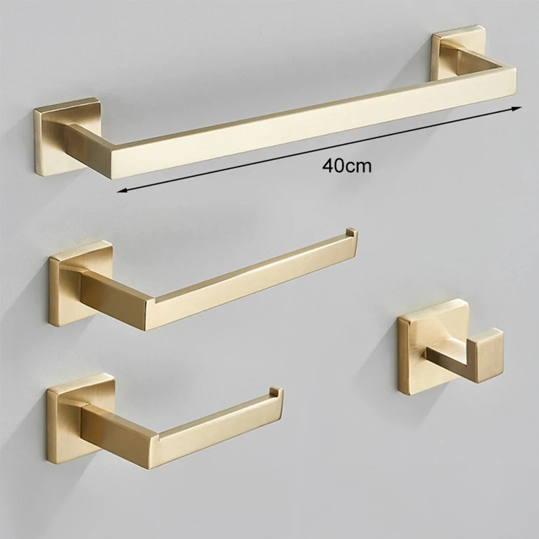 Kit Banheiro Royal 8 Peças em Inox 304