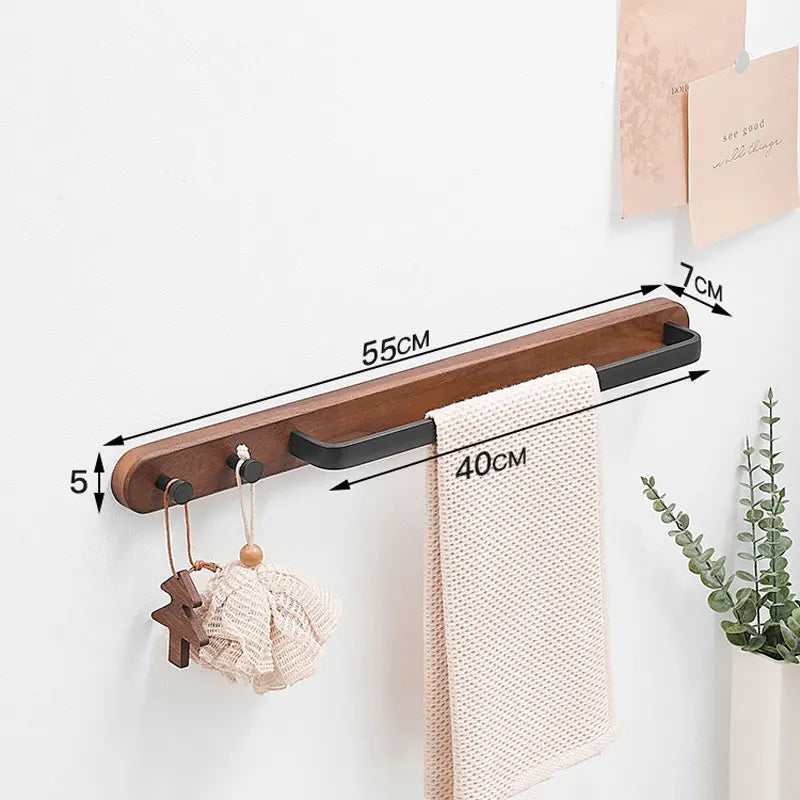 Porta Toalha Para Banheiro Estilo Rústico