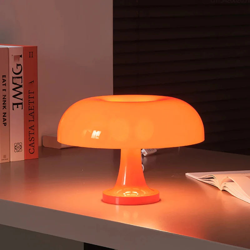 Abajur de LED Cogumelo Retrô USB