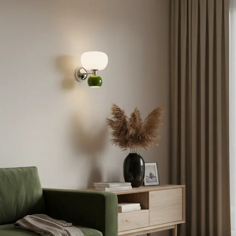 Arandela Dupla Interna e Decorativa Estilo Abóbora