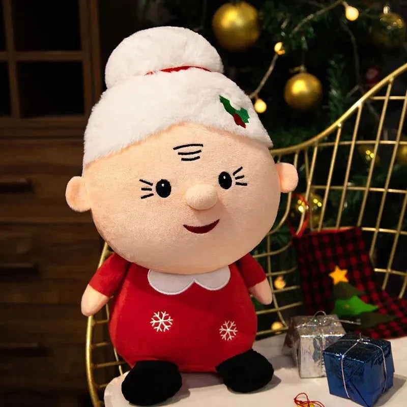 Bonecos de Pelúcia Natalinos para Decoração e Presente Infantil Lavielle