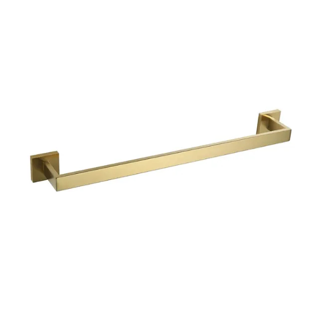 Porta Toalha De Banheiro Inox Quadrado Suporte Toalheiro 40/60cm