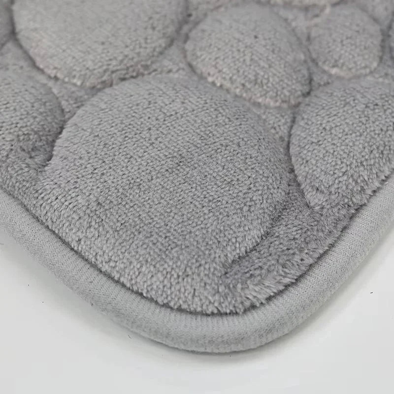 Conjunto de Tapetes Antiderrapantes 3 Peças para Banheiro Absorvente Lavielle
