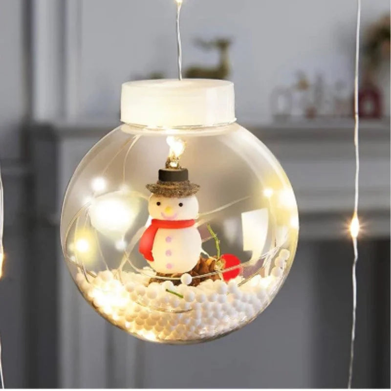 Cordão de Luzes Led Decorativas para Natal com Bolinhas Festivas Lavielle