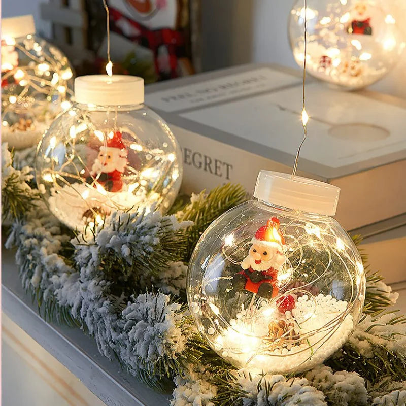 Cordão de Luzes Led Decorativas para Natal com Bolinhas Festivas Lavielle