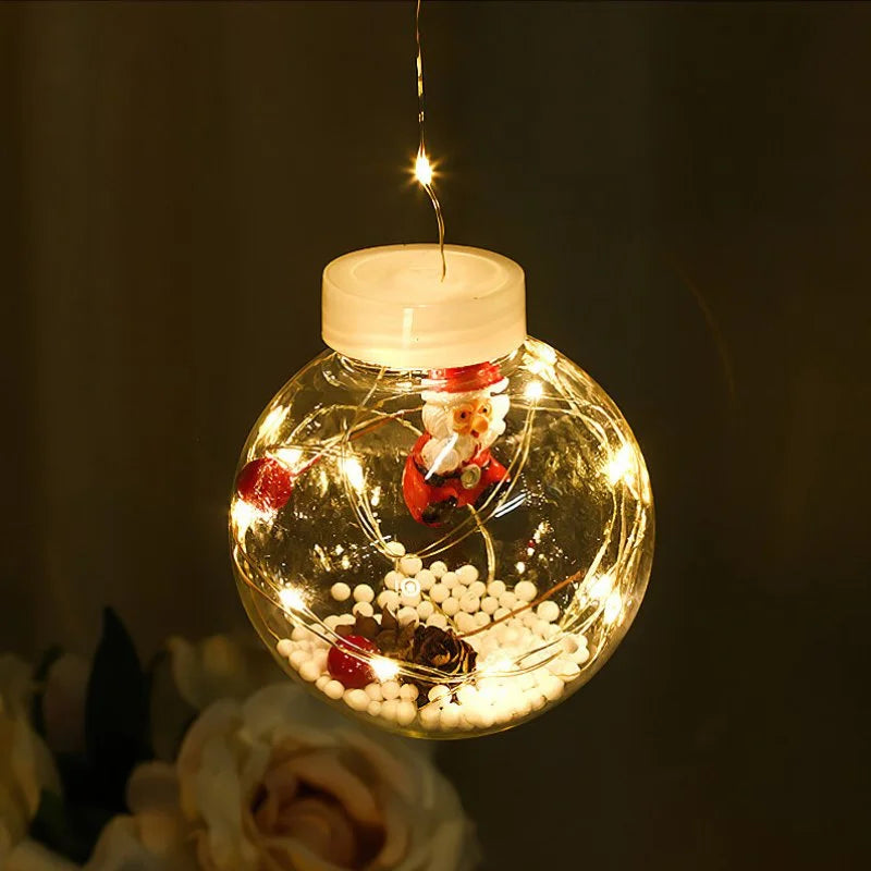 Cordão de Luzes Led Decorativas para Natal com Bolinhas Festivas Lavielle