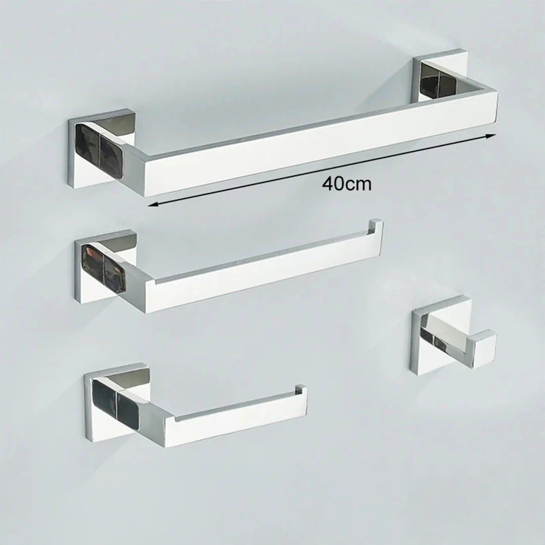 Kit Banheiro Royal 8 Peças em Inox 304