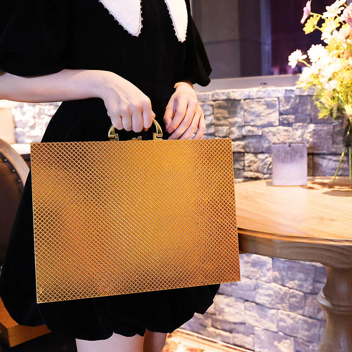 Conjunto De Talheres Dourado De Aço Inoxidável