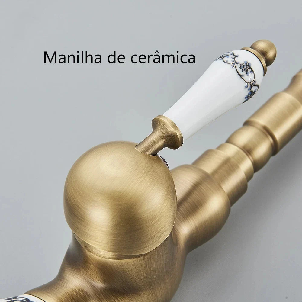 Torneira Monocomando Para Banheiro Modelo Antique