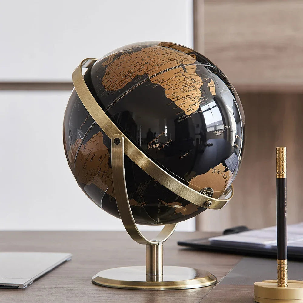 Globo Terrestre Decorativo com Mapa Mundi para Escritório e Estudo Lavielle