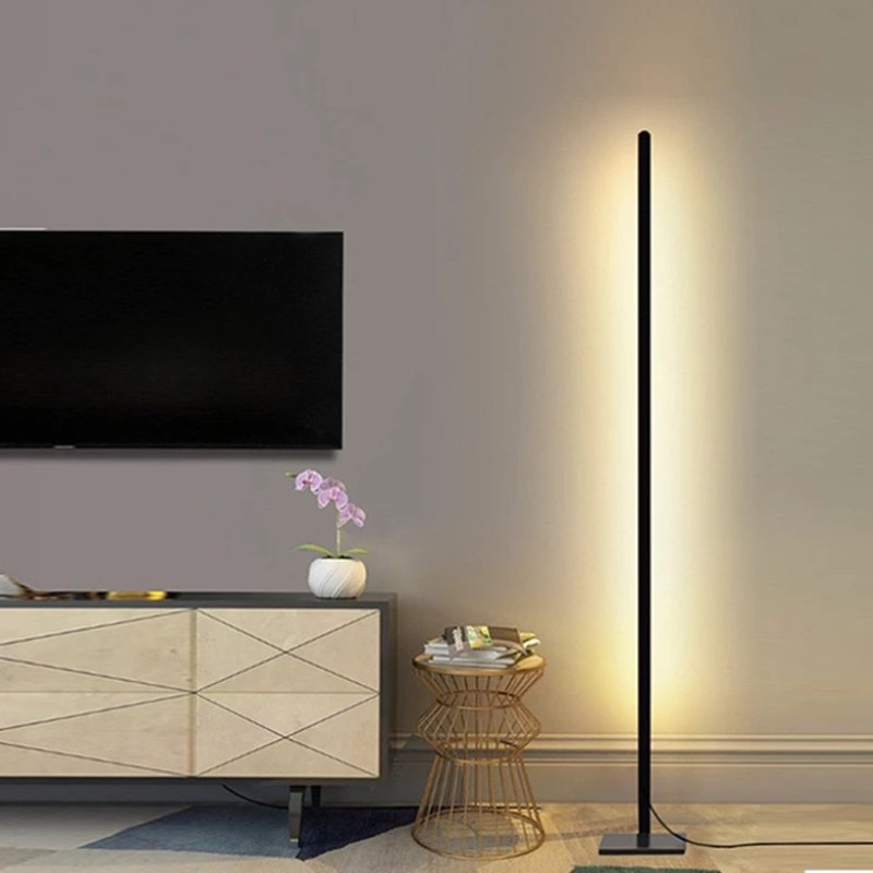 Luminária de Chão Barra Led Minimalista